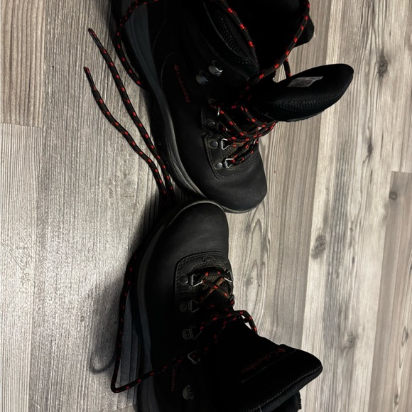 Columbia Women's 7.5 7 1/2 Newton Ridge Plus black hiking boots waterproof - Picture 3 of 8